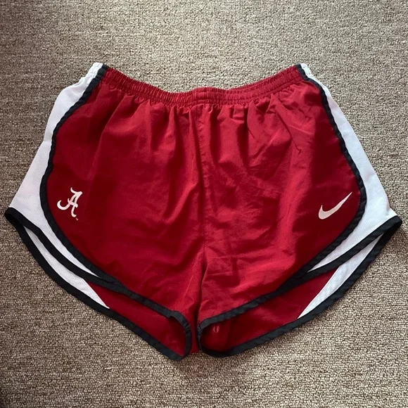 Nike Shorts Alabama Nike Tempo Womens Running Shorts Red Black